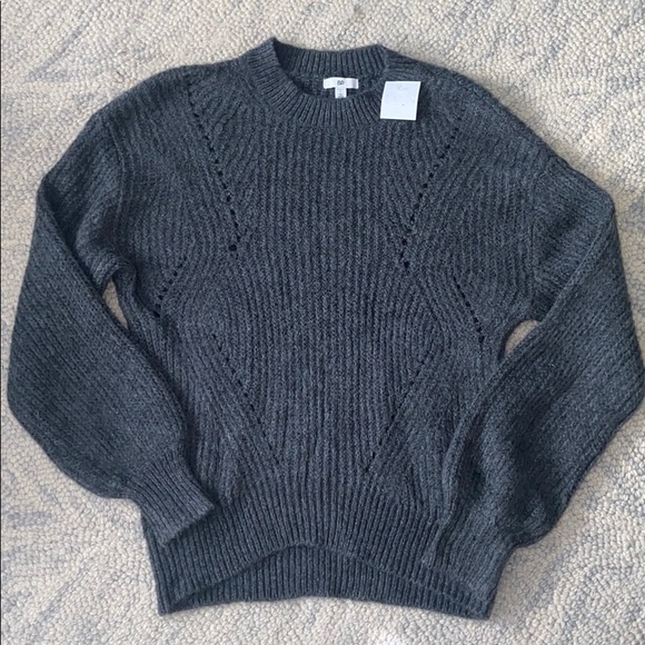 B.P. Grey Crew Neck Sweater - Picture 1 of 4